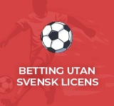 Ikon för internationella bettingsidor och sportspel utan svensk licens