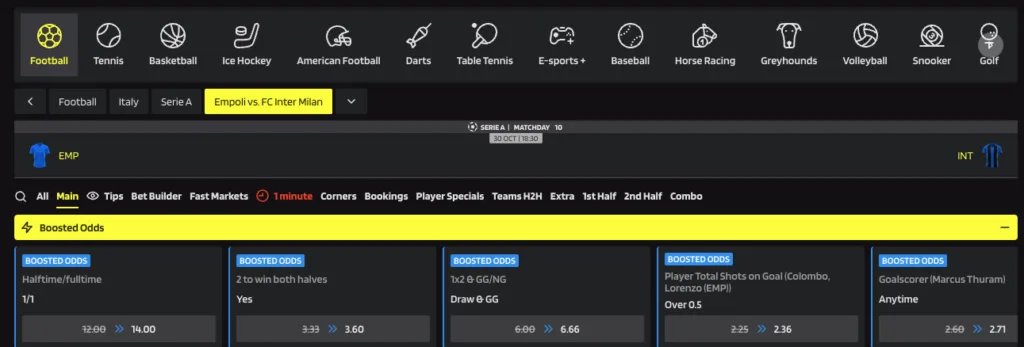 betting på prontobet
