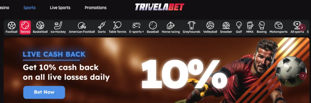 trivelabet betting