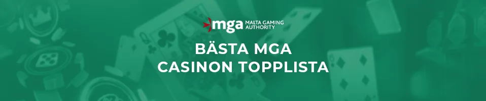 Bästa MGA casinon topplista
