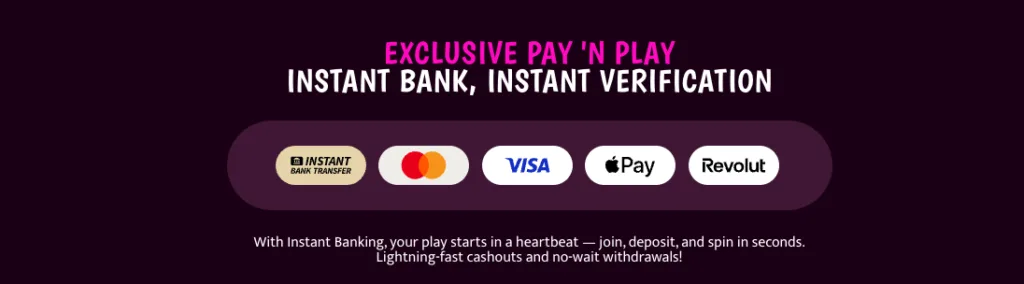 Betalmetoder på Slot Heart Casino