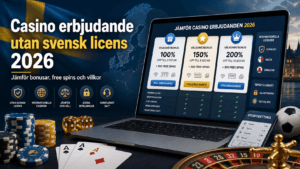 Casino erbjudande utan svensk licens